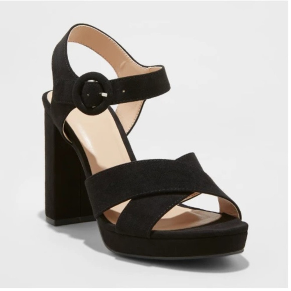 A New Day Fiona Crossband Platform Heels